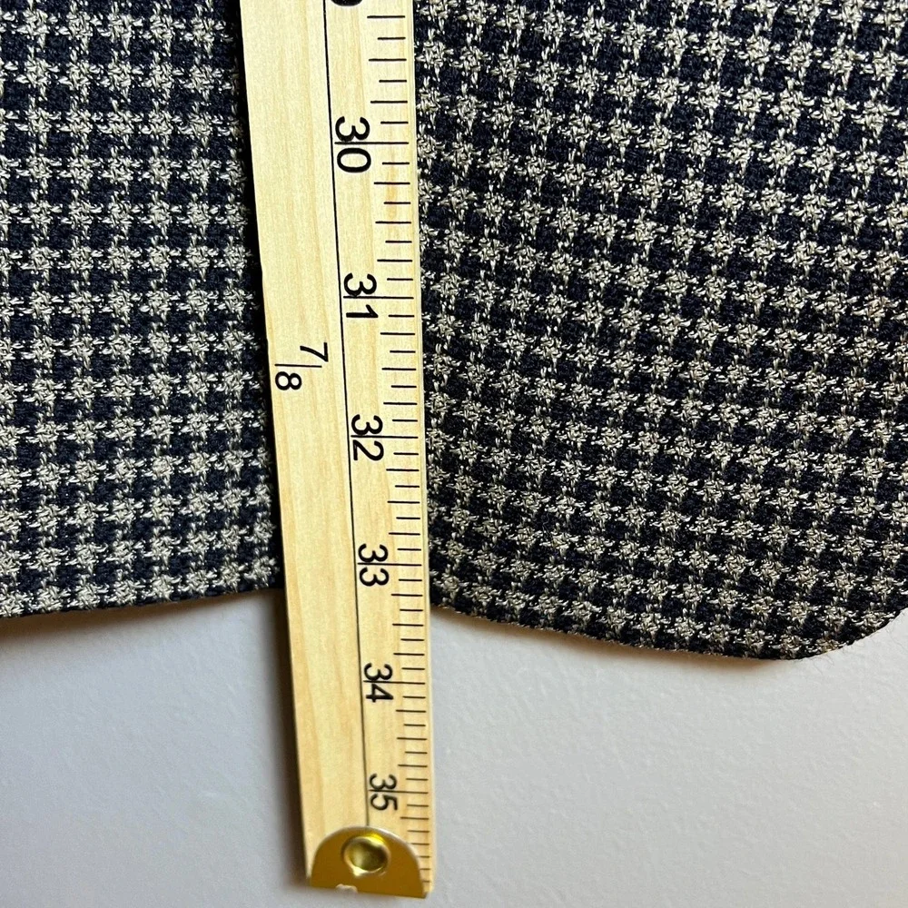 Gianfranco Ruffini Wool Houndstooth‎ Blazer Men's  Size 44 Dark Academia Vintage
